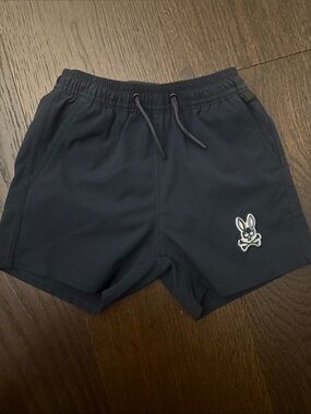 Psycho Bunny Navy Athletic Drawstring Shorts